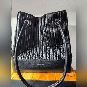 Calvin Klein Gabrianna Pleated Tote